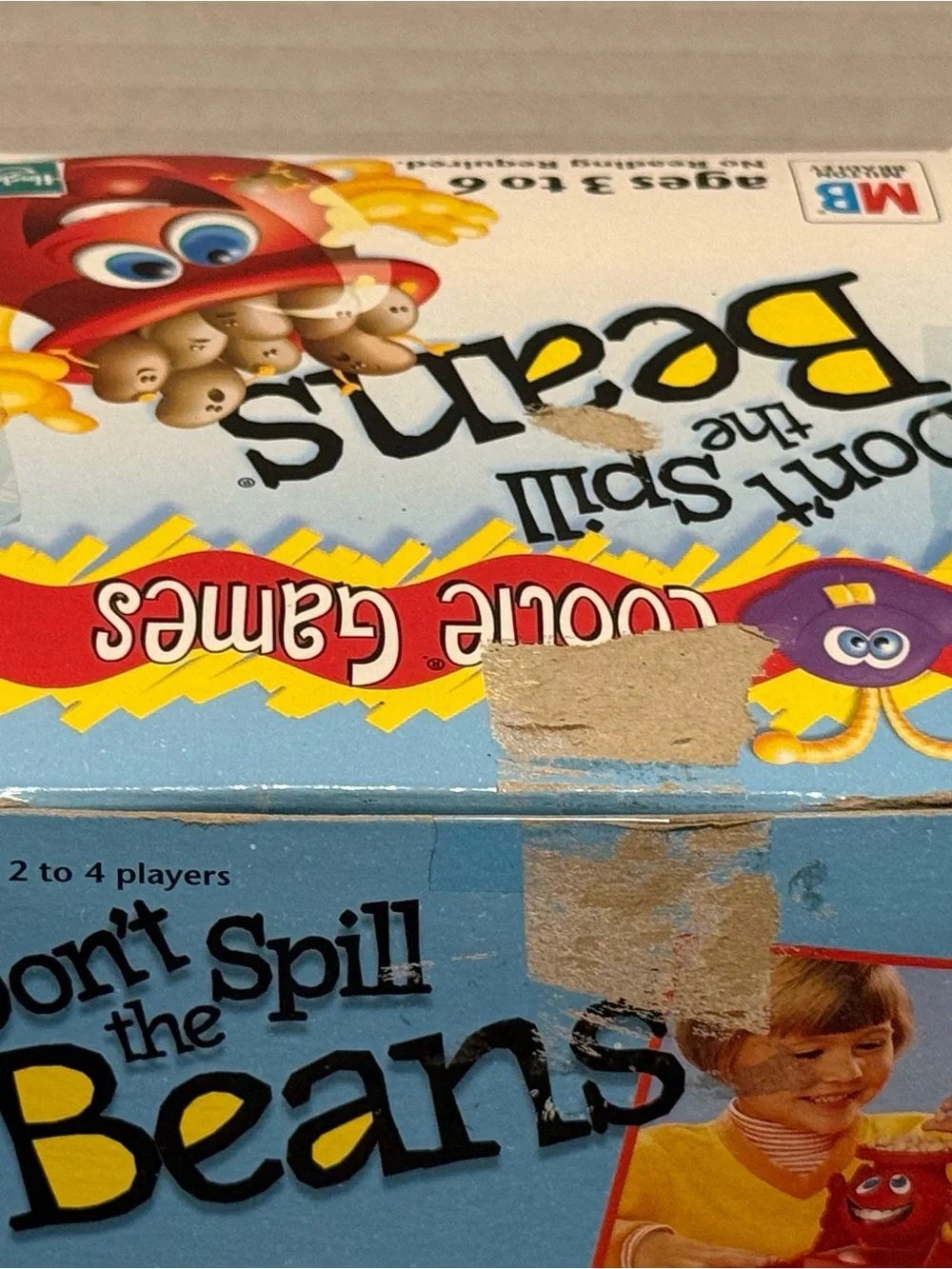 Milton Bradley Don't Spill the Beans Children's Game 1999 Complete In Box